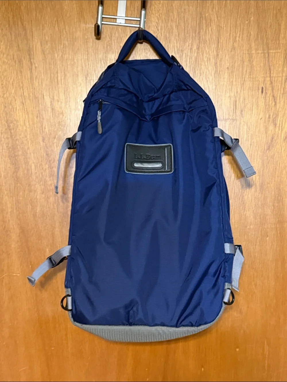 LL Bean Quickload Travel Pack Dark Blue Backpack Duffel Bag Navy Blue